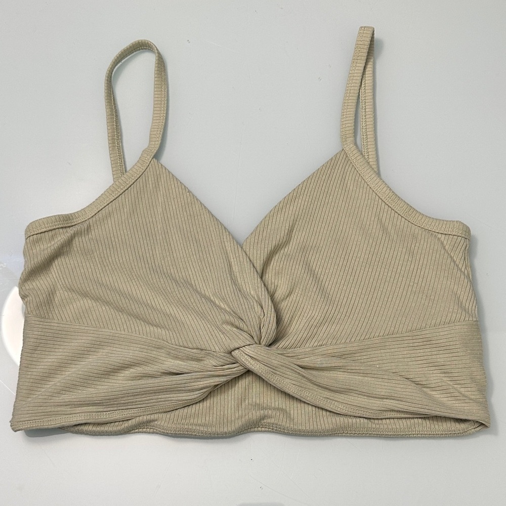 Aritzia Wilfred Cropped Ribbed Tank